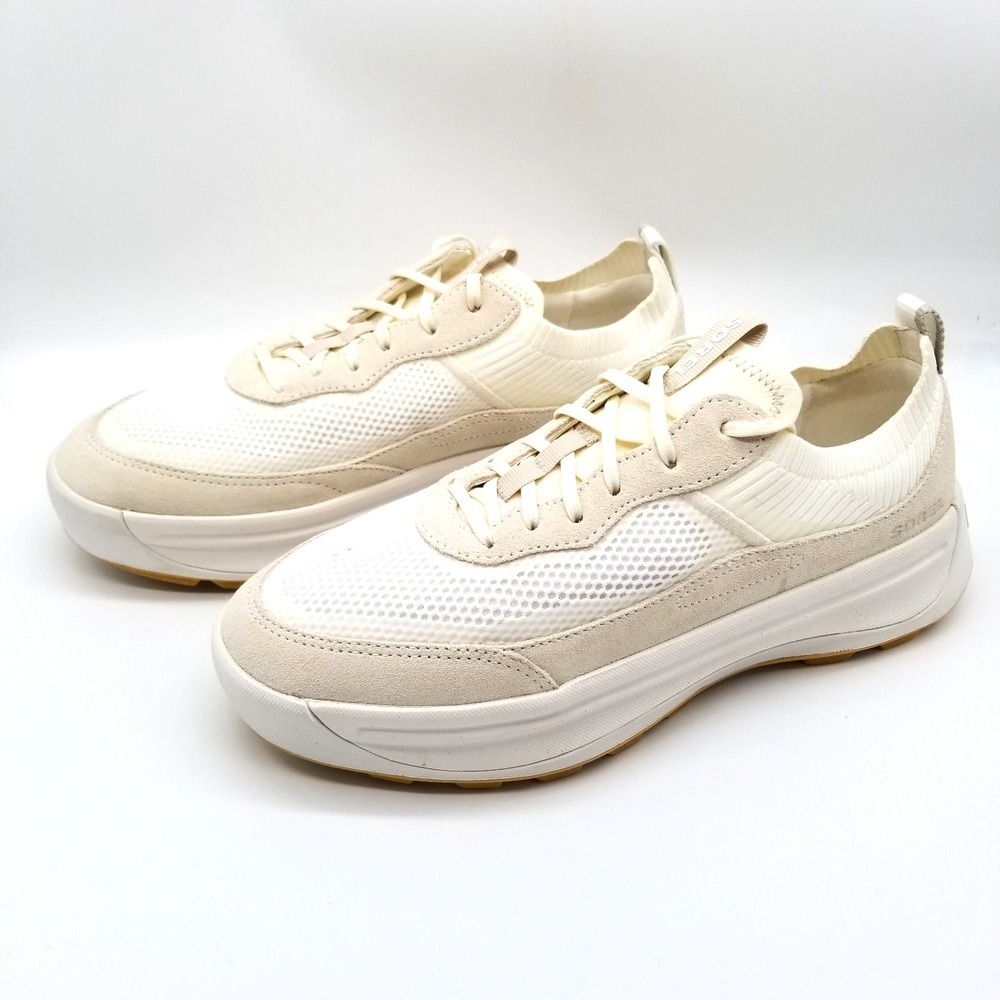 Sorel Women ONA 503 Knit Low Sneakers Sz 10 White Peach/Nova Sand City Modern